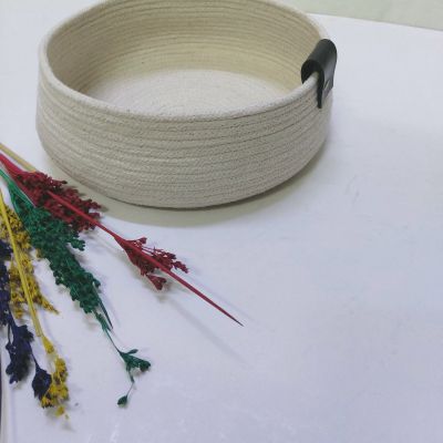 Decor cordon rope basket 