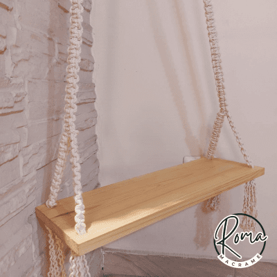  Macrame Swing from Rome - 2 meters - Off White