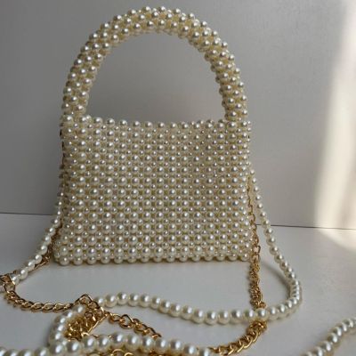 Gold pearl bag 