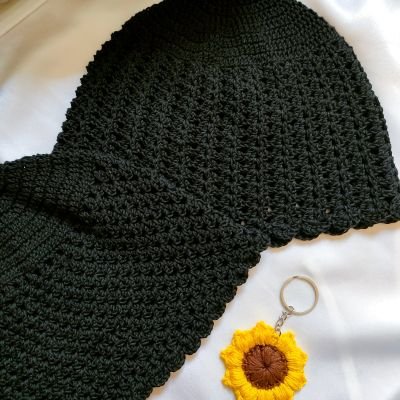 Crochet head cap