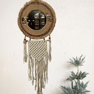 Macrame mirror 