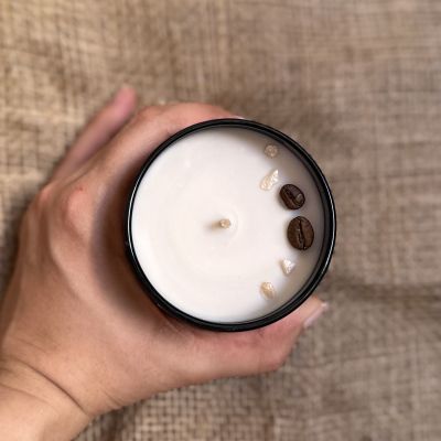 Chocolate and coffee candle