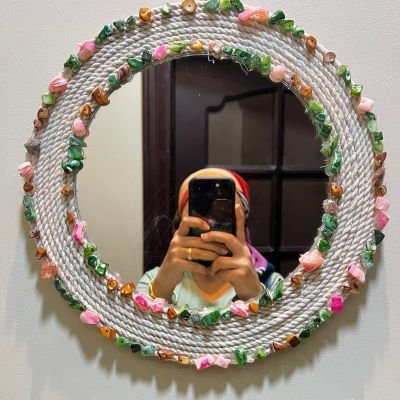 Macrame mirror 