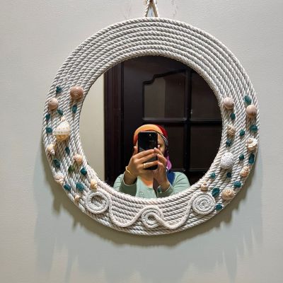 Macrame mirror 