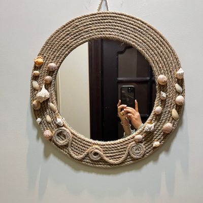 Macrame mirror 