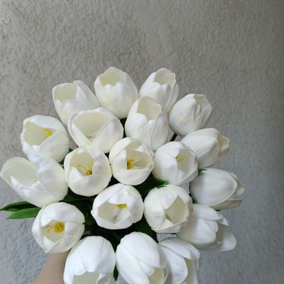 White round tulip Bouquet 