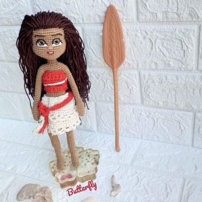 MOANA Amigurumi doll 