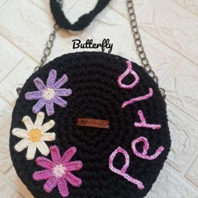 Flowers Crochet bag 