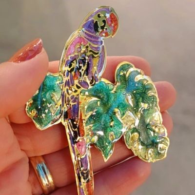 Parrot  🦜  brooch 