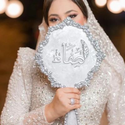 مرايه خشب باحجار سلفر