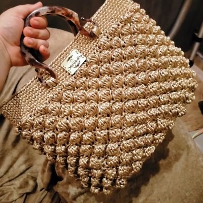 Trendy crochet bag 