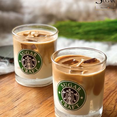 Iced coffee candle 