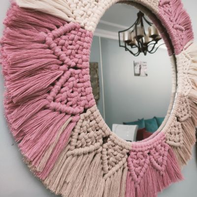 Macramé mirror ✨