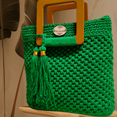 Trendy crochet bag 