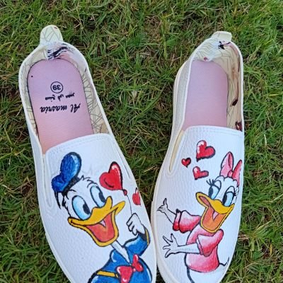 Handpainted shoes 