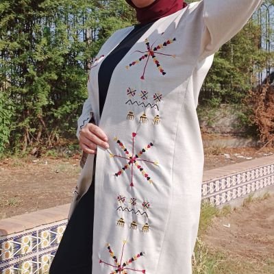 Handmade embroidery cardigan