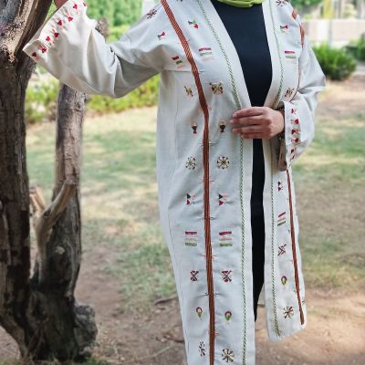 Linen handmade  cardigan from SIWA