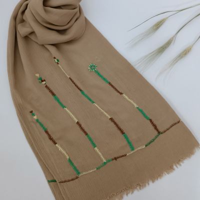 Beige Handmade scarf