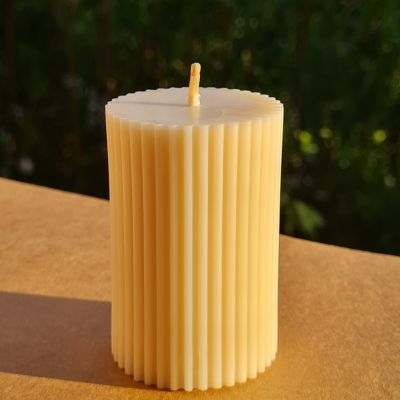 Tosca Beeswax Pillar Candle 