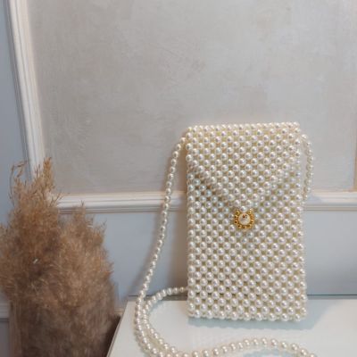 beaded mobile bag