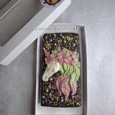 Handmade chocolate bar