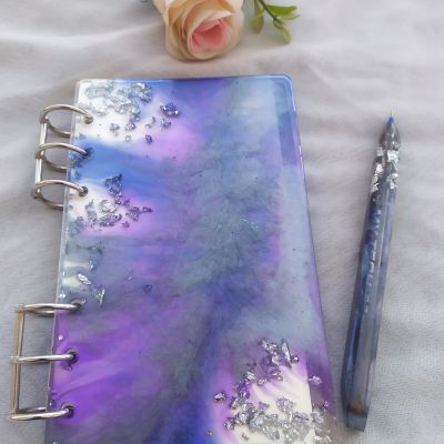 Resin Note Book and Pencil