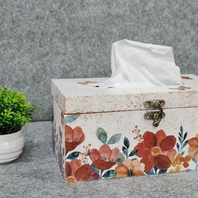 A decorative tissues box