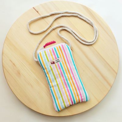 Mobile bag fabric and denim stripes 