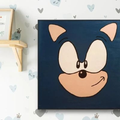 Sonic canvas painting 