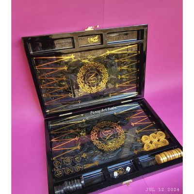 Resin backgammon 