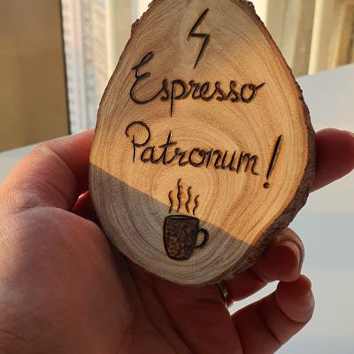 Espresso Patronum! -  كوستر خشب