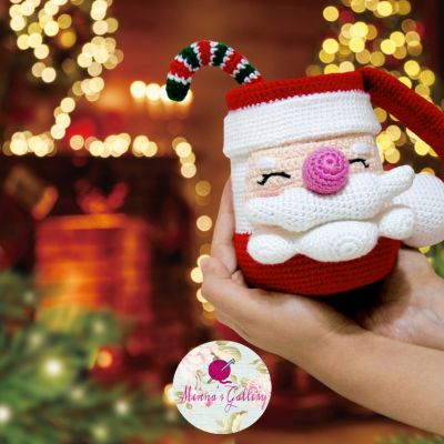 Santa Claus  crochet mug