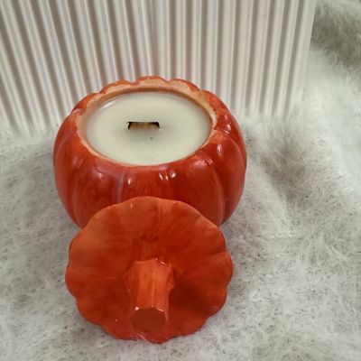 Pumpkin candle