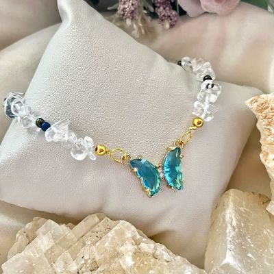 Spring butterfly bracelet