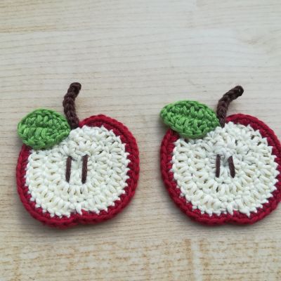 Crochet hair clips 