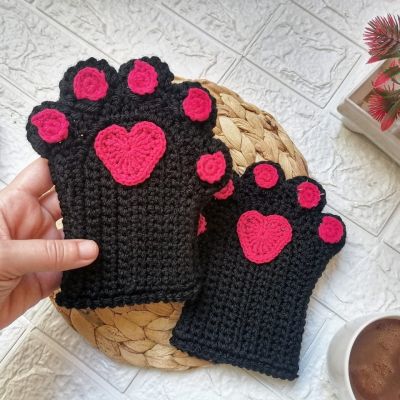 Gloves cat for adult