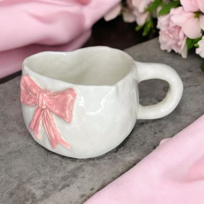 Handmade porcelain mug 