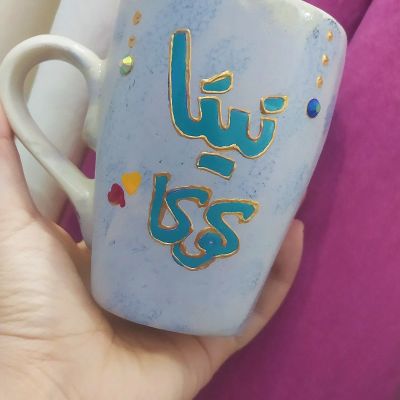 Hand painted mug 