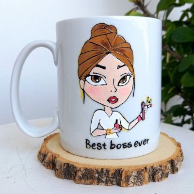 Hand painted mug 