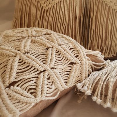 Macrame cushions 