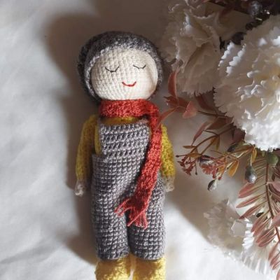 Amigurumi doll boy