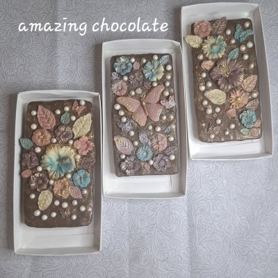 Handmade chocolate bar