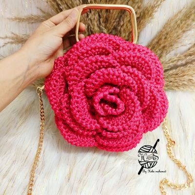 Red flower bag