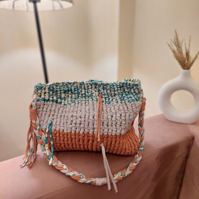 Colorful Macrame Cross bag