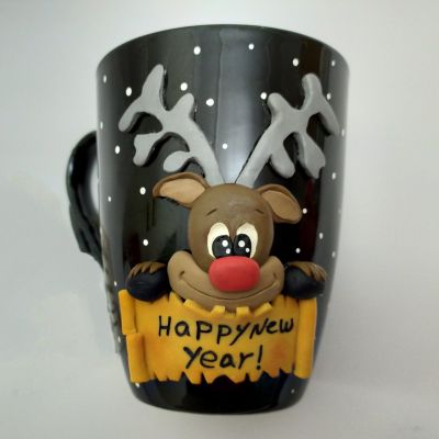 Polymer Clay Mug 