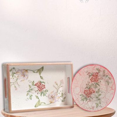 Decoupage tray