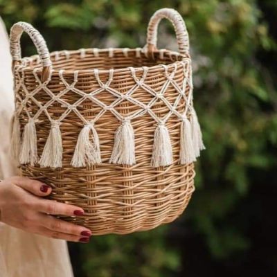 Macrame basket 