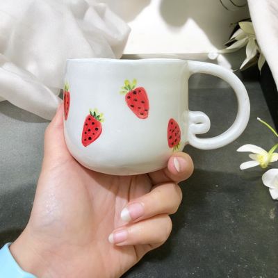 Handmade porcelain mug 