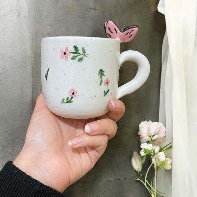 Handmade porcelain mug 