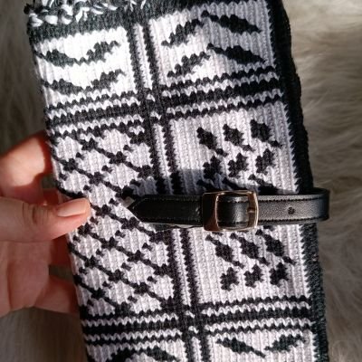 Palestine scarf clutch 